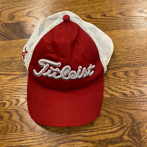 Alabama crimson tide titleist cap hat one size red officially licensed
